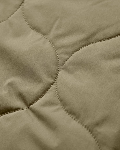 Flora Long Insulated Parka - Dusty Olive - Flatlay