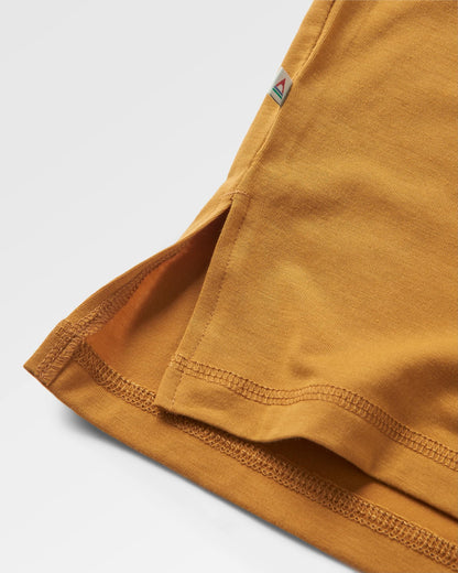 Trail Active T-shirt - Dusty Ochre - Flatlay