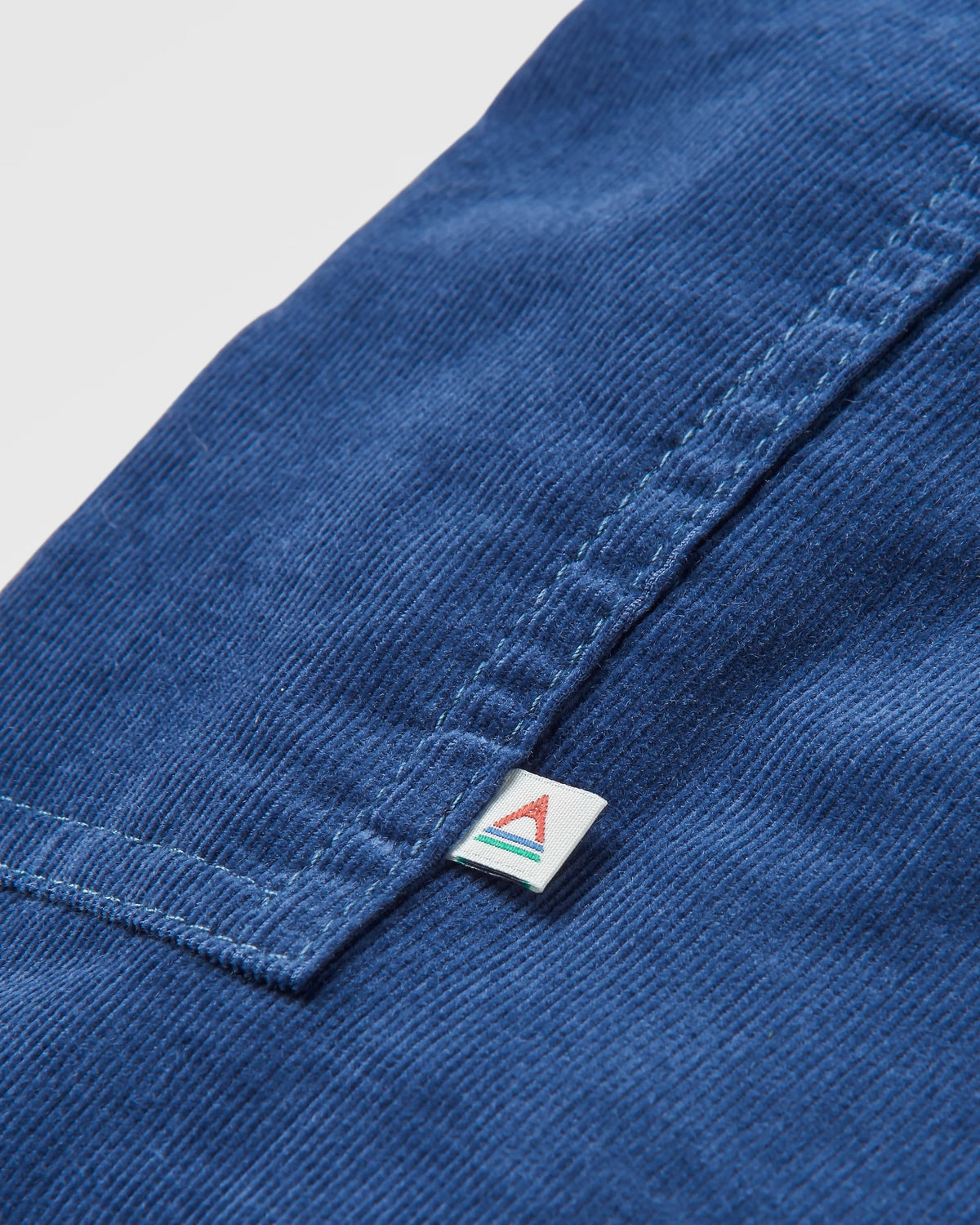Someday Corduroy Trouser - Dark Denim - Flatlay