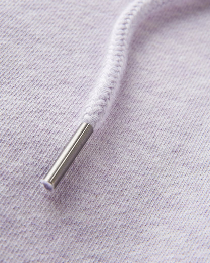 Laidback Cotton Hoodie - Lilac Mist Marl - Flatlay