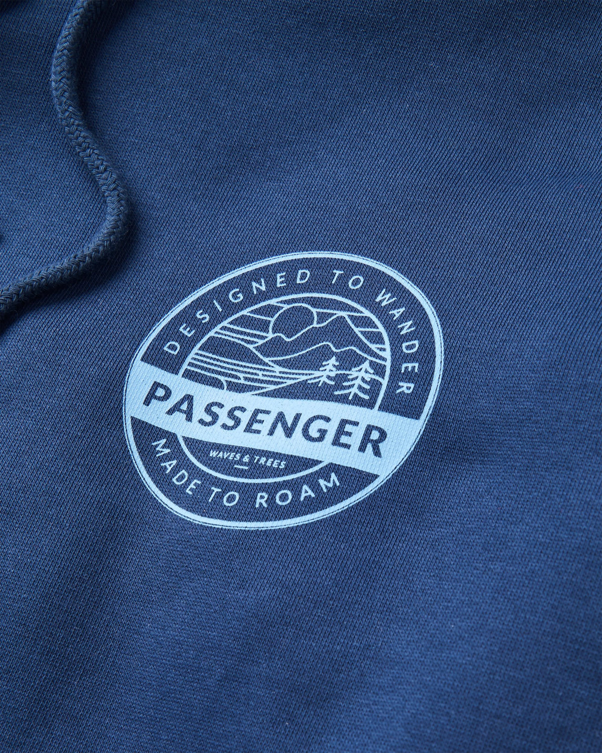 Odyssey Hoodie - Rich Navy - Flatlay