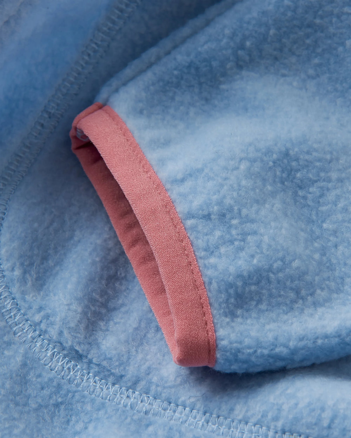 North Coast Vista Full Zip Sherpa Fleece - Blue Fog - Flatlay