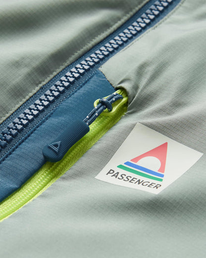 Daybreak Lightweight Thermore® Insulated Jacket - Pistachio/Blue Steel - Flatlay