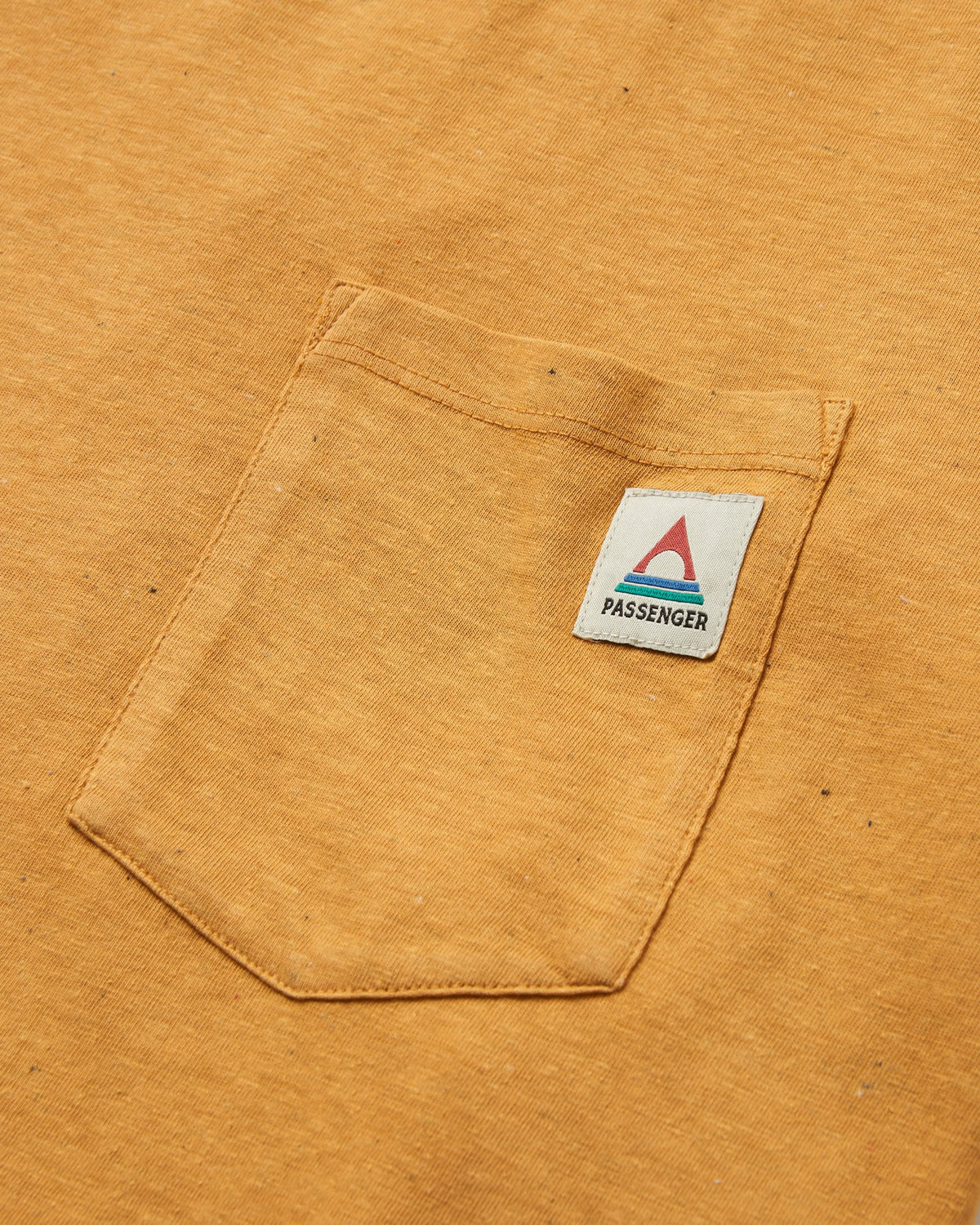 Heritage Relaxed Fit T-Shirt - Spruce Yellow Marl - Flatlay