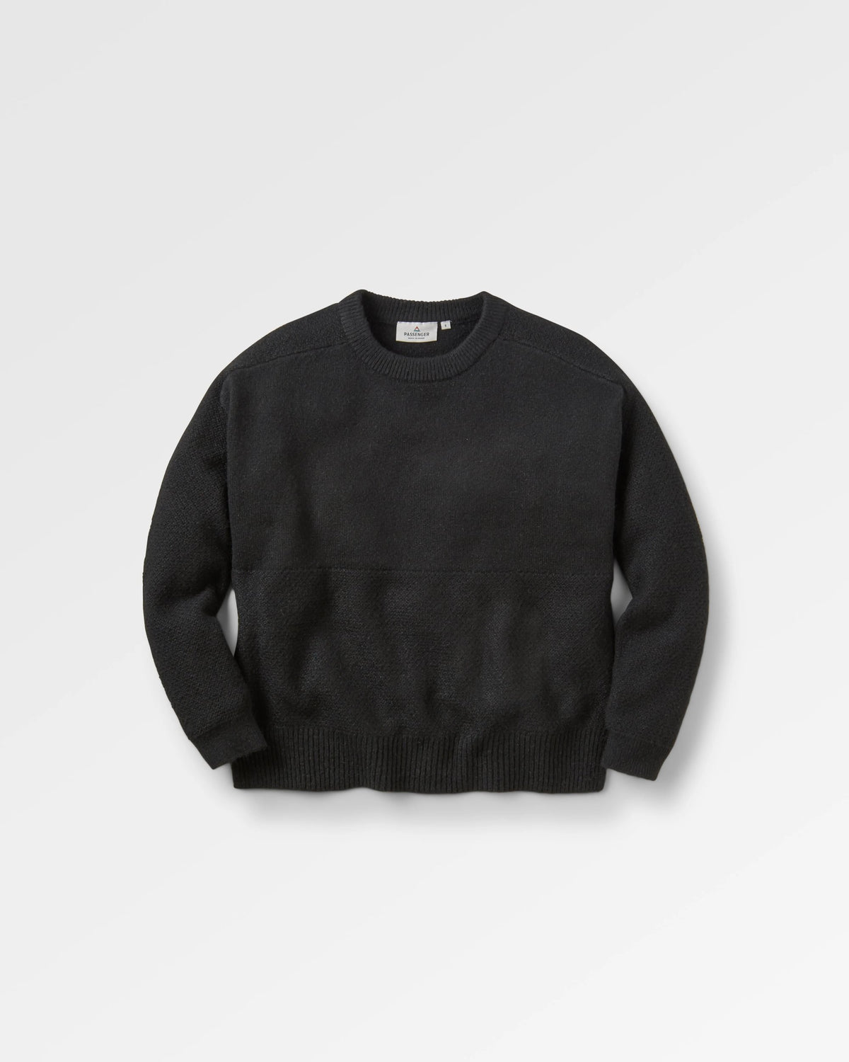 Cove Knitted Jumper - Black - Flatlay