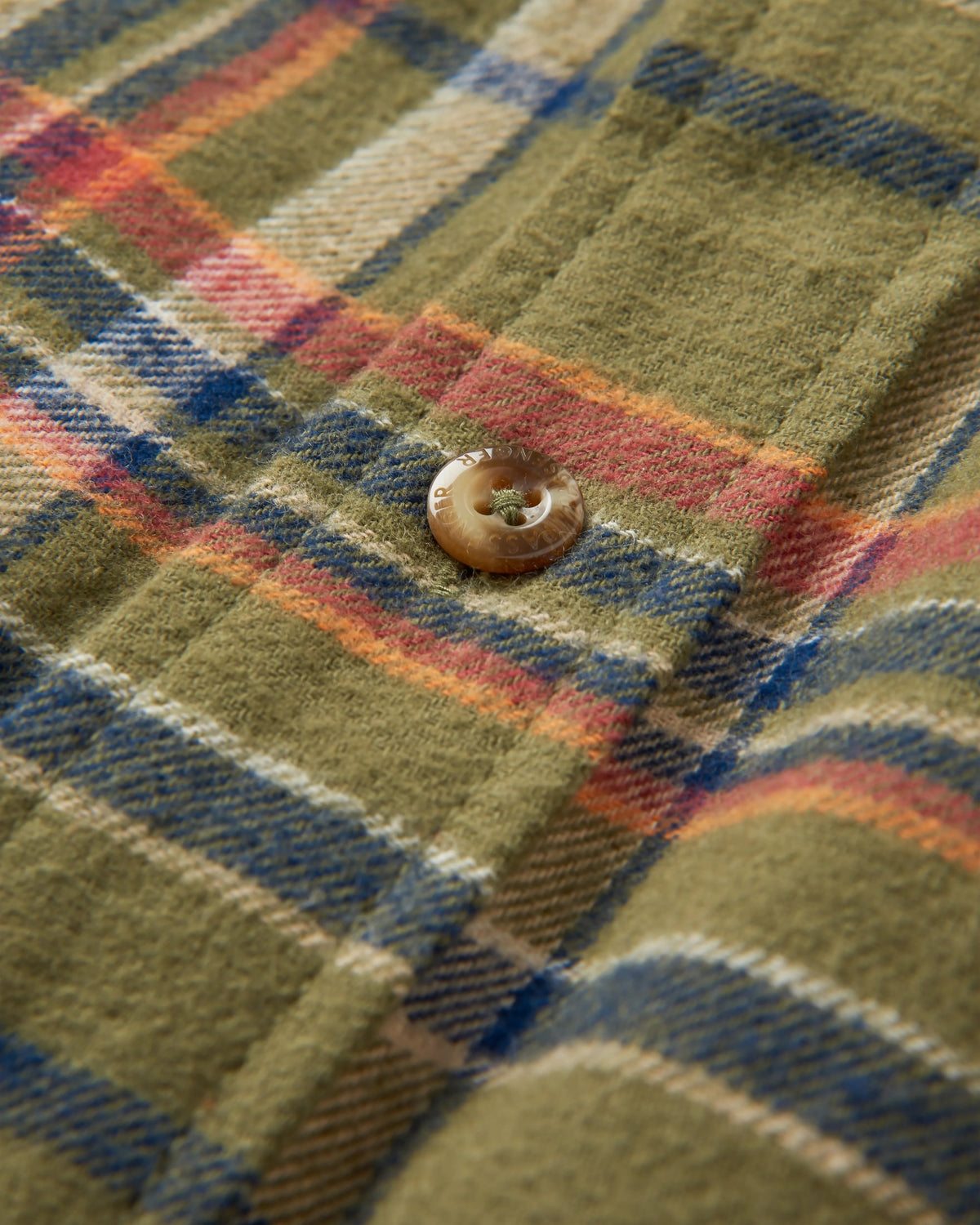Backcountry Check Shirt - Khaki Check - Flatlay