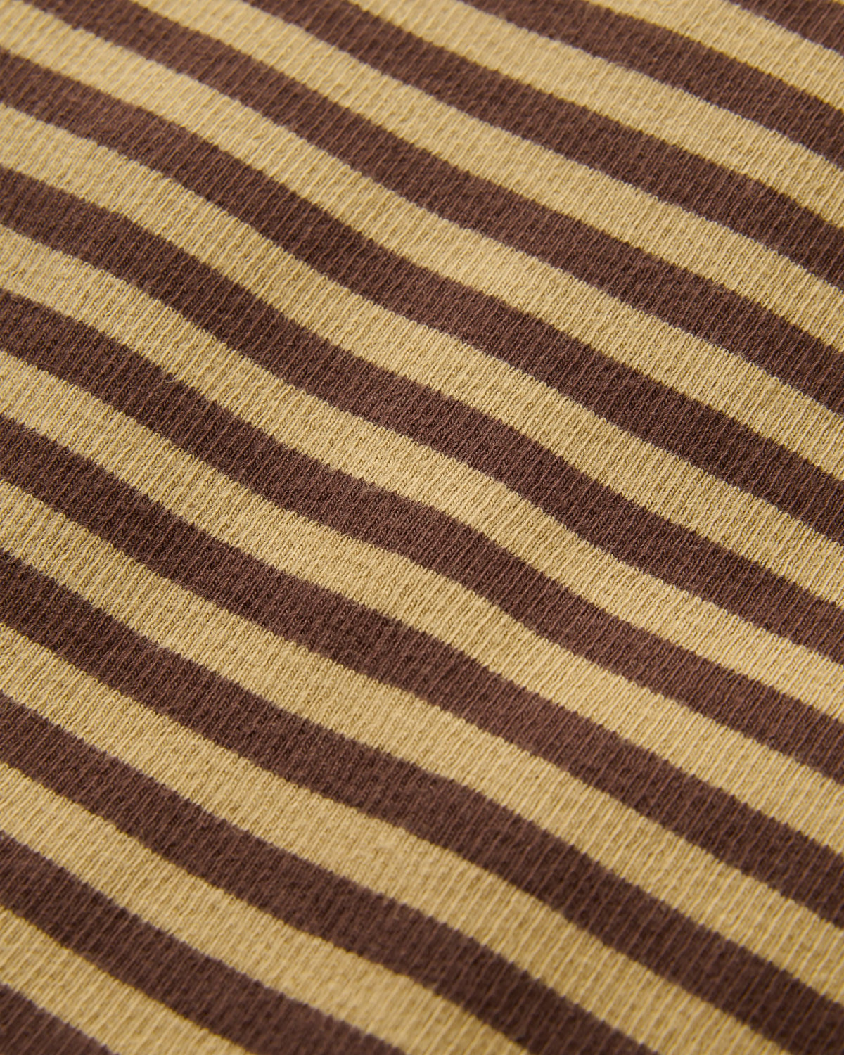 Out There Ribbed LS T-Shirt - Chestnut - Flatlay