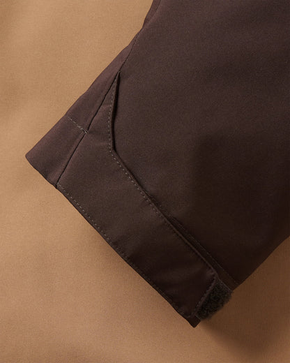 Diablo Waterproof Anorak - Caramel/Espresso - Flatlay