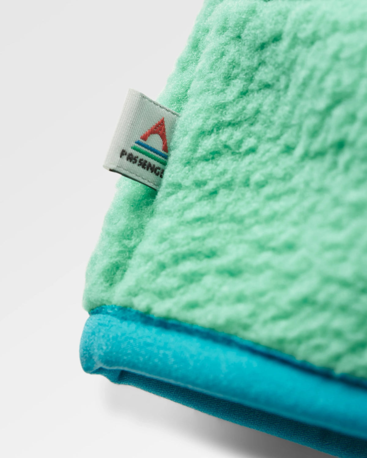 Maine 1/2 Zip Sherpa Fleece - Green Spruce - Flatlay