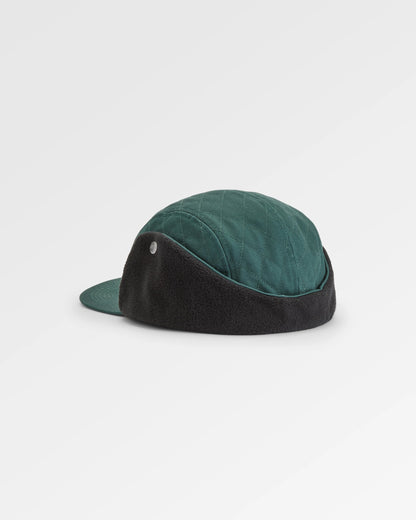 Nightfall Polar Fleece Lined Hat - Dark Fern  - Flatlay