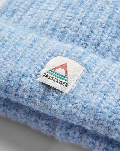 Redwood Fleece Lined Beanie - Blue Fog - Flatlay