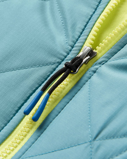 Juana Polar Hooded Fleece - Mountain Geo Arctic - Flatlay