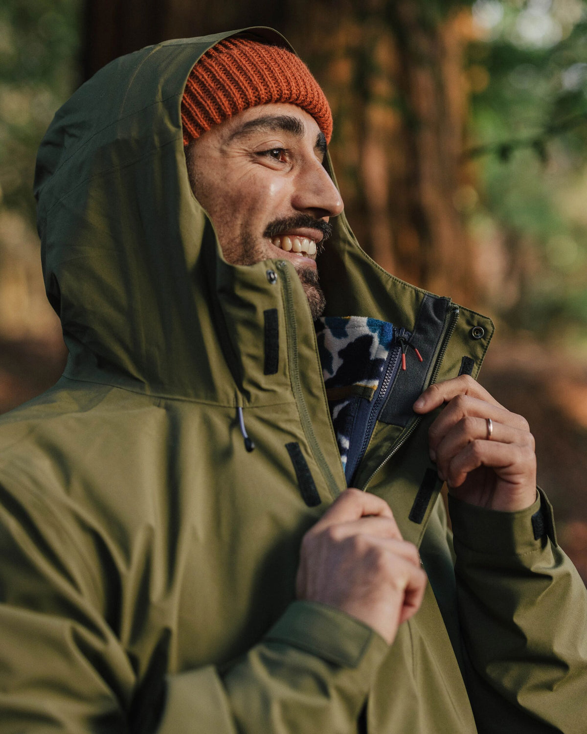 Graniteridge Waterproof 3 in 1 Jacket - Khaki - Lifestyle