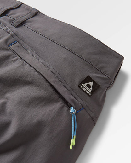 365 Trail Roll Up Trouser - Charcoal - Flatlay