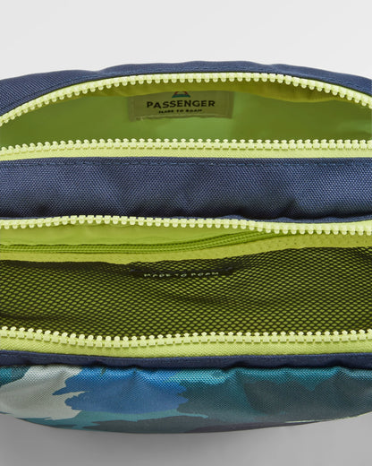 Travel Wash Kit - Alpine Camo Rain Forest - Flatlay