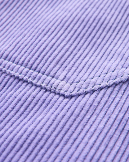 Avian Cord Short  - Retro Purple - Flatlay
