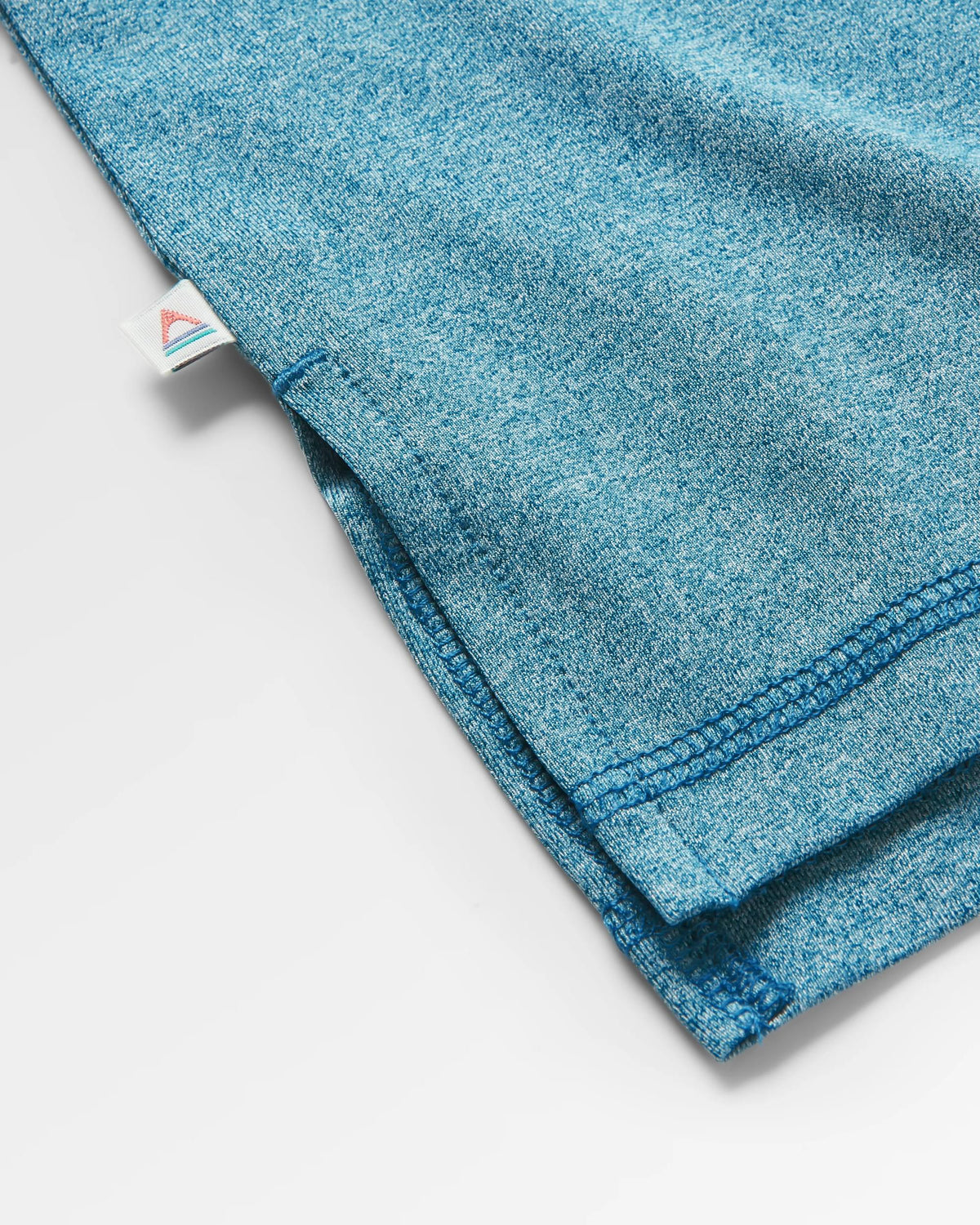 Classic Active T-Shirt - Blue Steel Marl - Flatlay