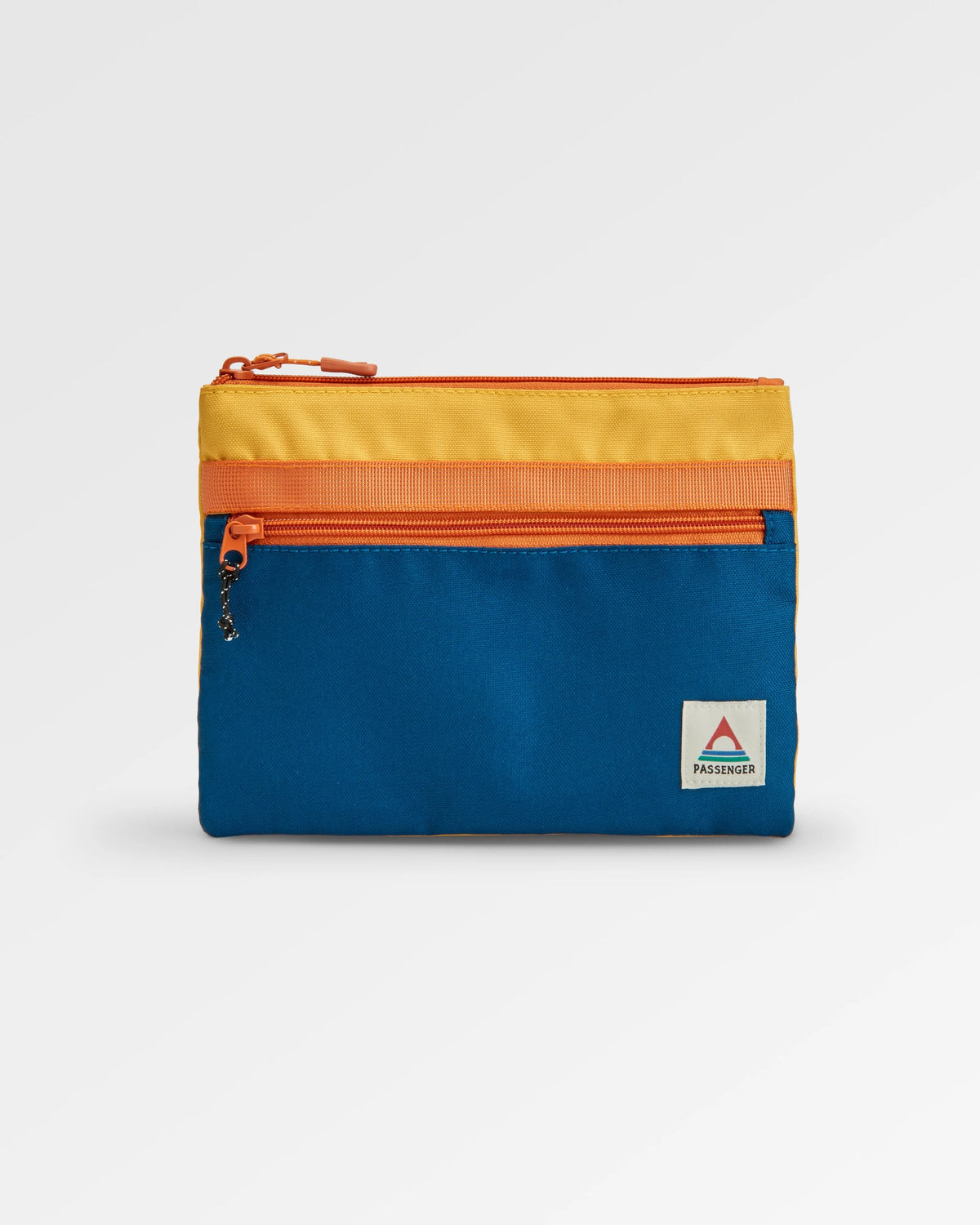 Essentials Pouch - Tidal Blue Orange Multi - Flatlay