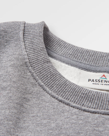 Yuca Sweatshirt - Dark Grey Marl - Flatlay
