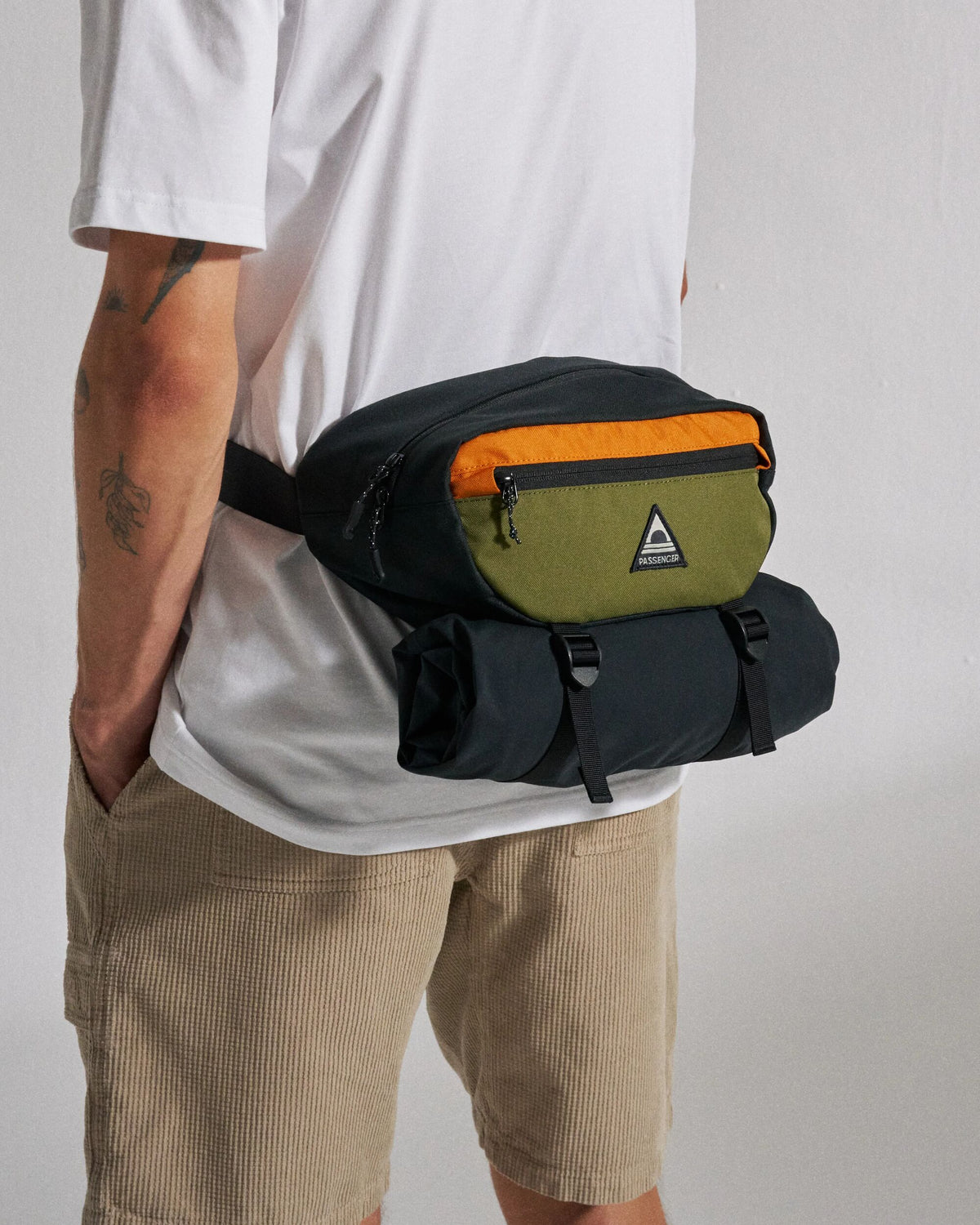 Boondocker Hip Pack - Khaki - Studio Model