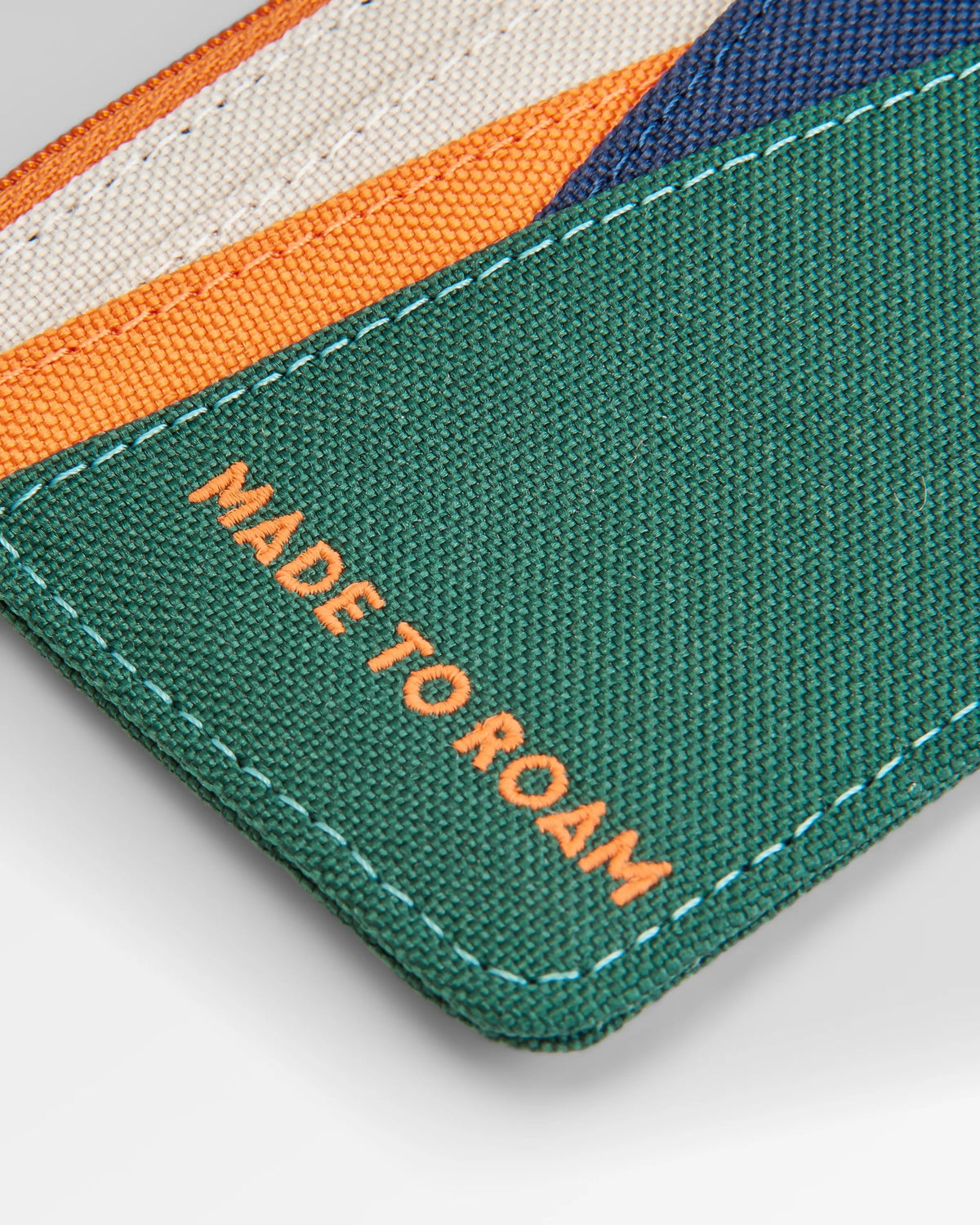 Mountain Card Holder - Rain Forest Orange Multi - Flatlay