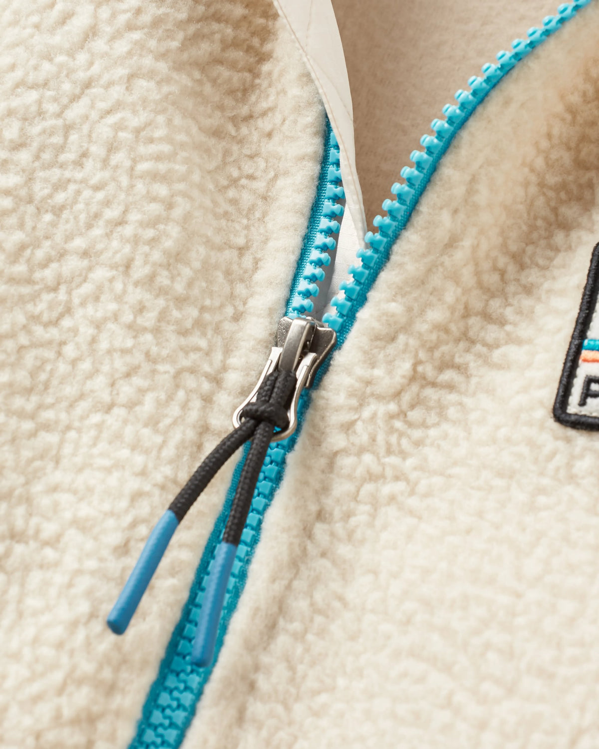 Maine 1/2 Zip Sherpa Fleece - Green Spruce - Flatlay