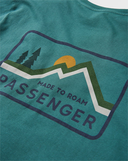 Made To Roam T-Shirt - Deep Ocean - Flatlay