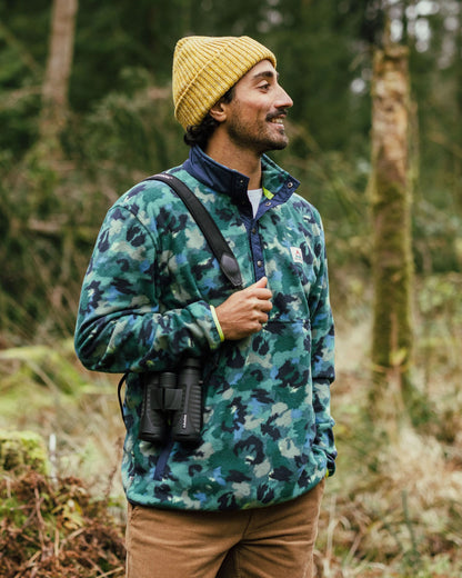 Adrift Polar Fleece - Alpine Camo Rain Forest - Lifestyle