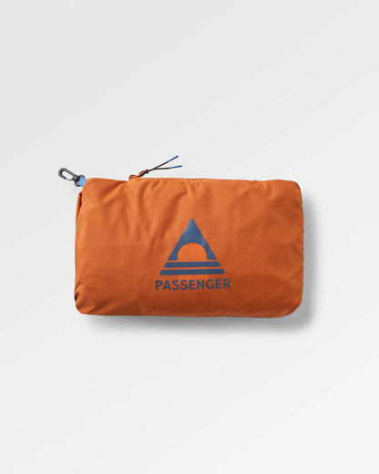 Viento Windshell Jacket - Dark Denim/Sunset Orange - Flatlay
