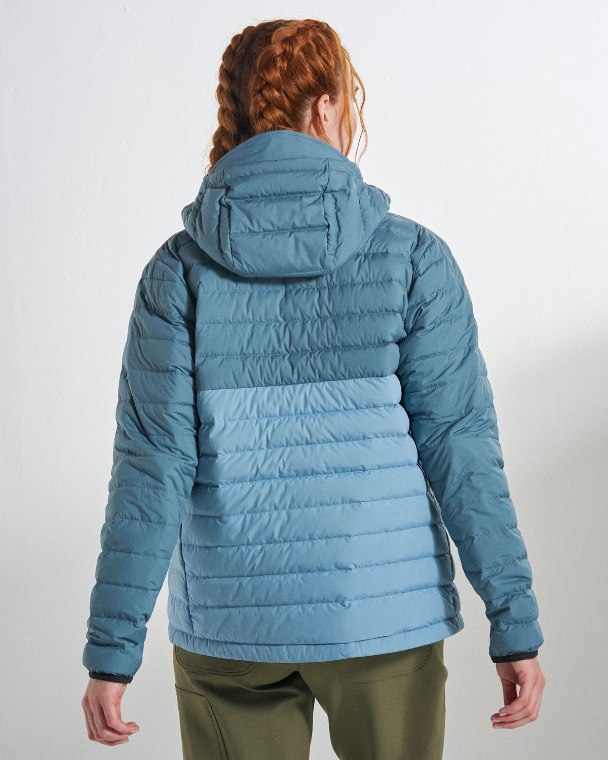 Northstar Down Jacket - Stormy Blue/Faded Denim - Studio Model