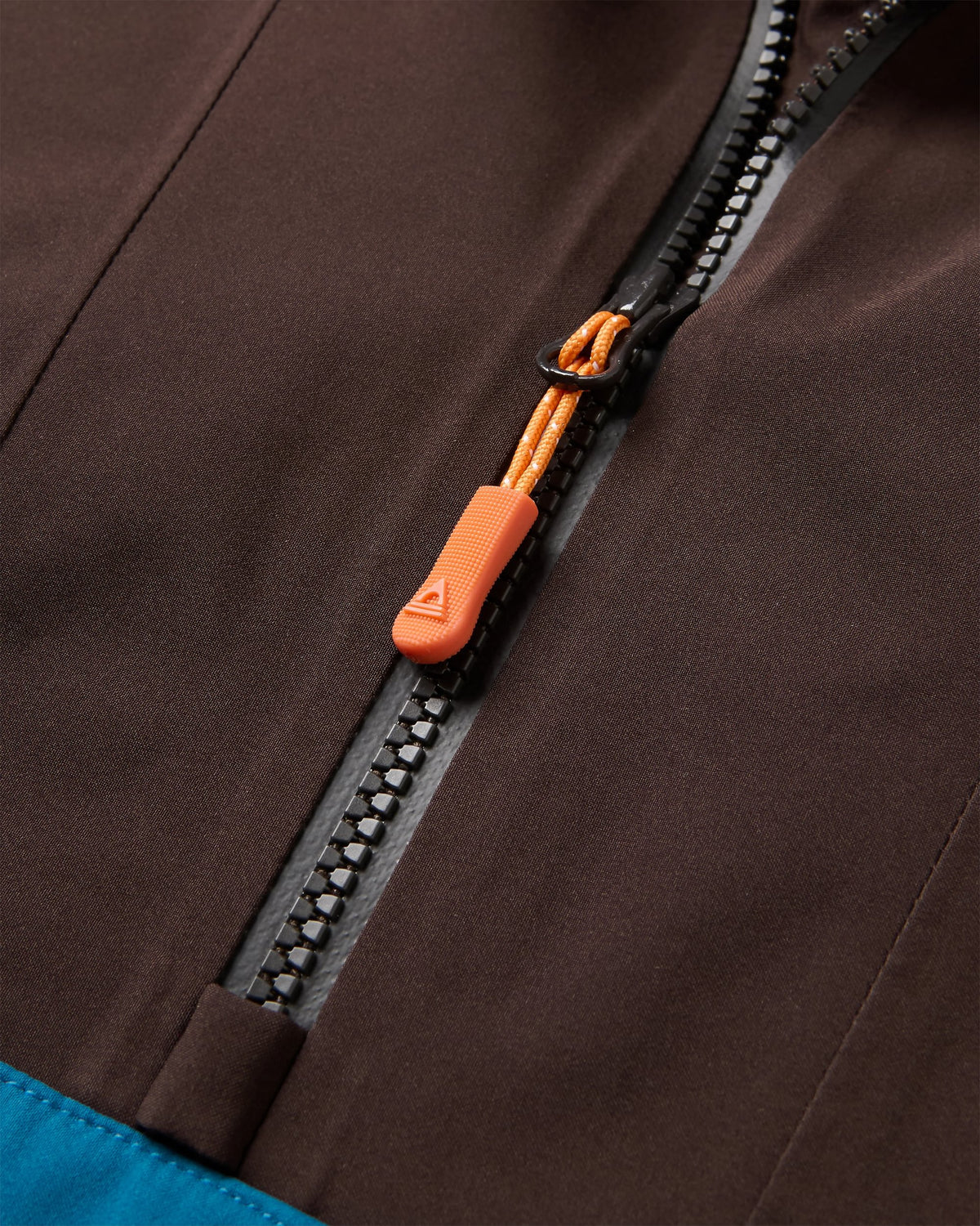 Diablo Waterproof Anorak - Caramel/Espresso - Flatlay