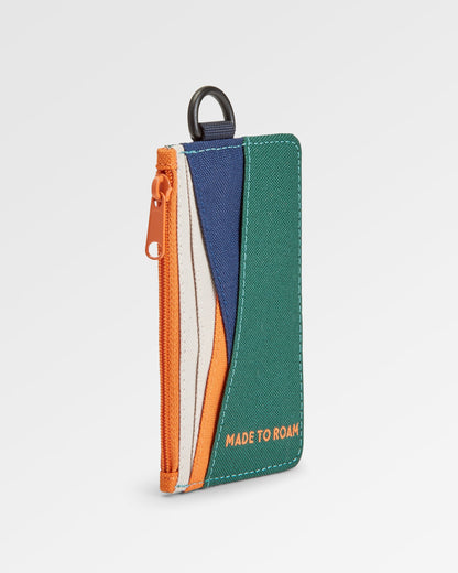 Mountain Card Holder - Rain Forest Orange Multi - Flatlay