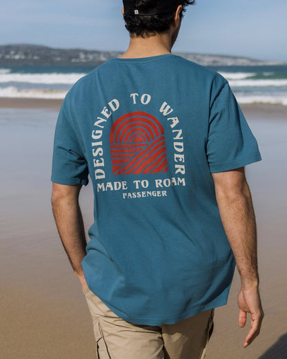 Sundown T-Shirt - Blue Steel - Lifestyle