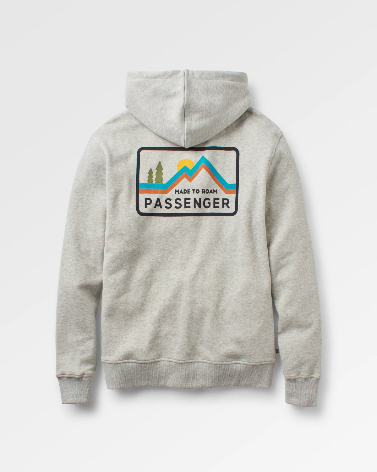 Made To Roam Hoodie - Grey Marl - Flatlay