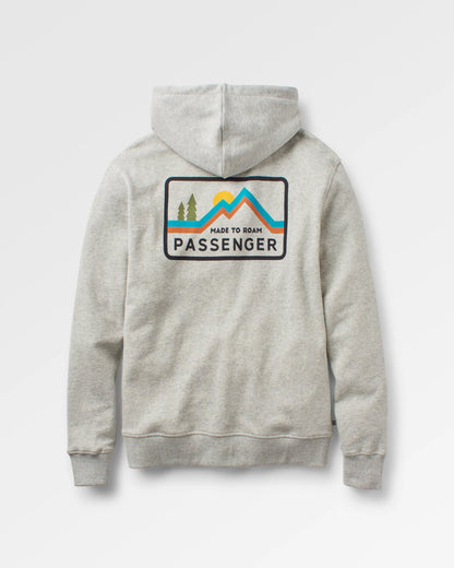 Made To Roam Hoodie - Grey Marl - Flatlay