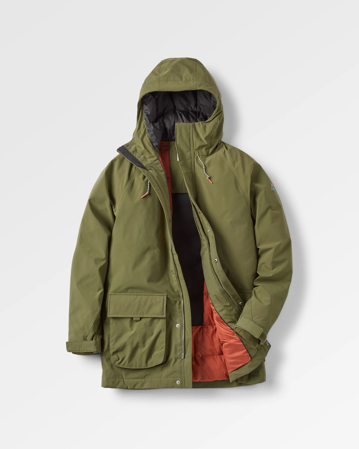 Baltic Insulated Parka - Khaki - Flatlay