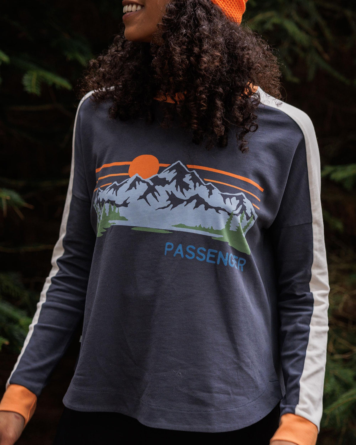 Hilltop Cotton LS T-Shirt - Charcoal - Lifestyle