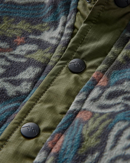 Adrift Polar Fleece - Ocean Current Black - Flatlay