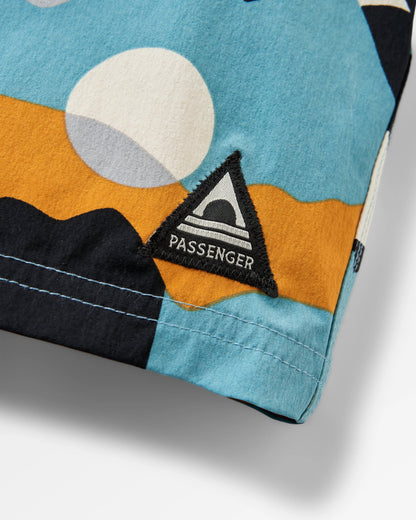 Cutback NetPlus® 17" Boardshort - Vista Patchwork Arctic - Flatlay