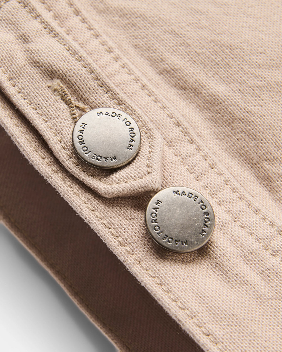 Vantage Cotton Canvas Jacket - Simply Taupe - Flatlay