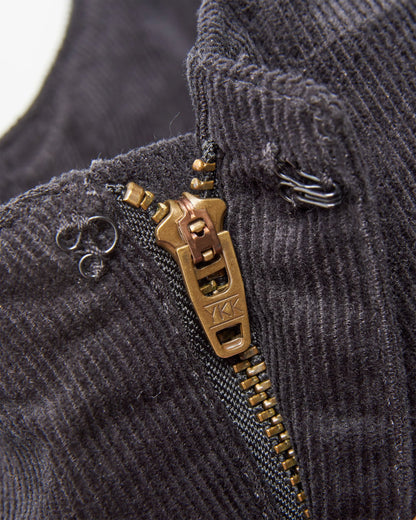Meadows Cotton Cord Dungarees - Black - Flatlay