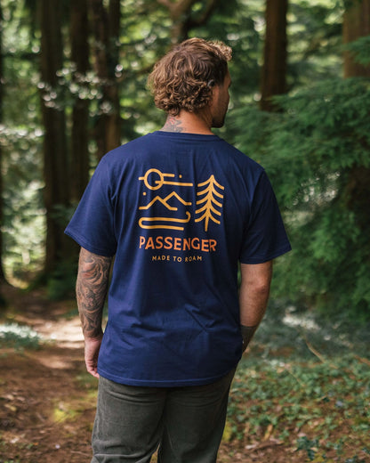 Phoenix Cotton T-Shirt - Rich Navy - 