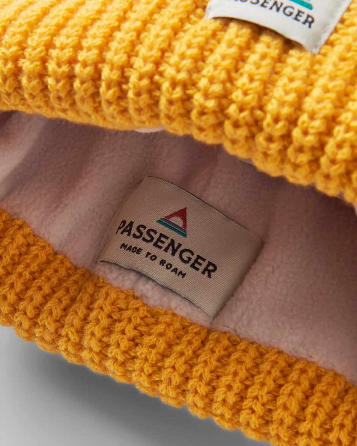 Beechwood Fleece Lined Beanie - Mustard Gold - Flatlay