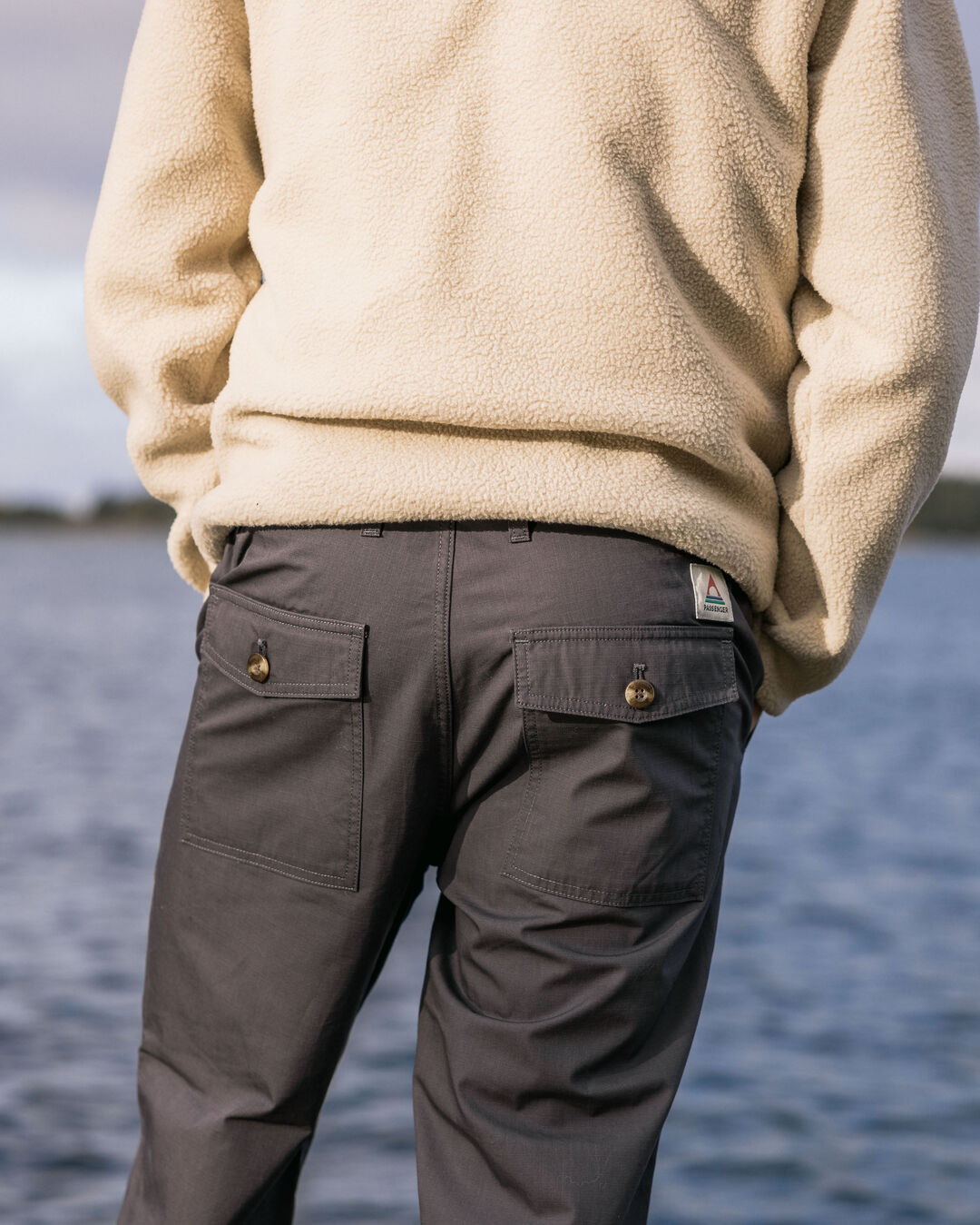 Timeless Crop Trouser - Charcoal - Lifestyle