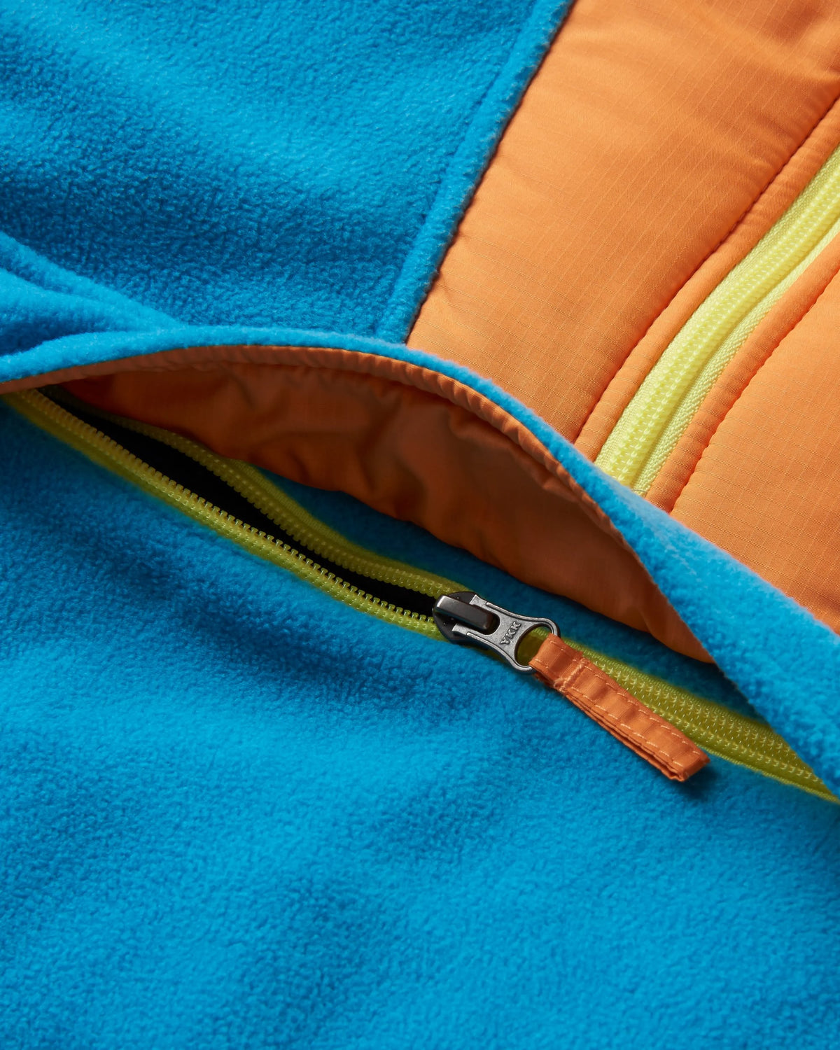 Alexander Polar Hooded Fleece - Blue Pool - Flatlay