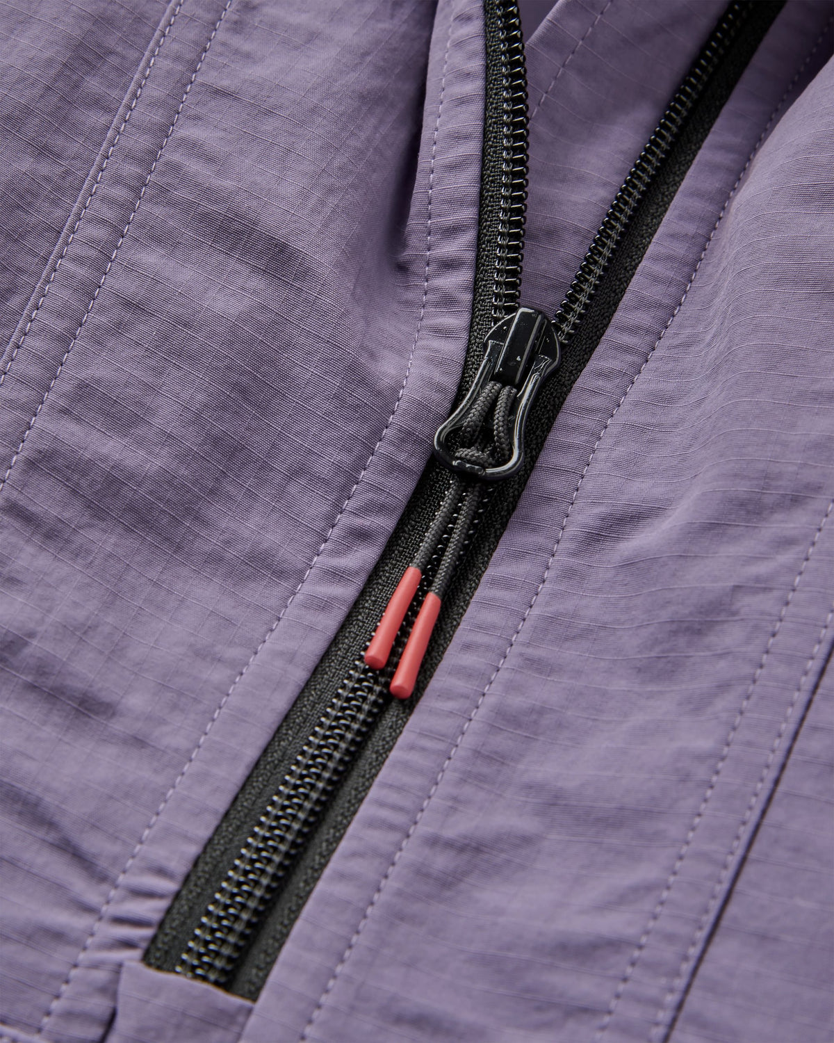 Seek Out Wind Resistant Anorak - Heather - Flatlay