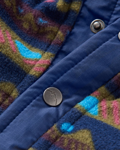 Adrift Polar Fleece - Mountain Geo Multi - Flatlay