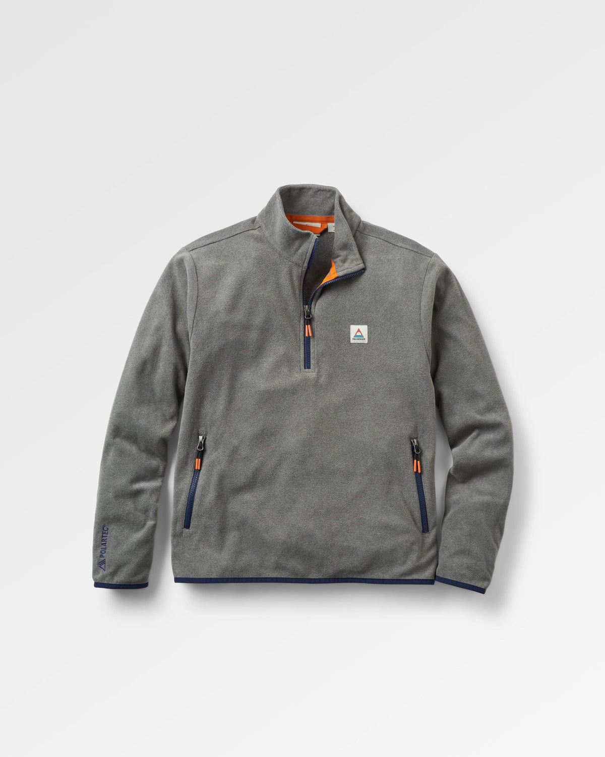 Switchback Micro Polartec® Fleece - Grey Marl 2 - Flatlay