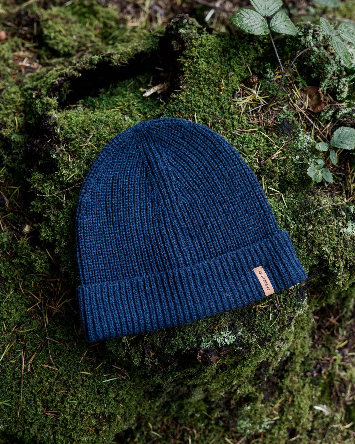 Compass Acrylic Beanie - Rich Navy - Lifestyle