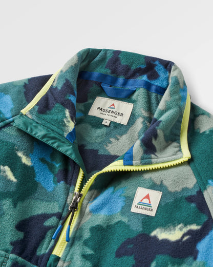 Sorrel Polar Fleece - Alpine Camo Rain Forest - Flatlay